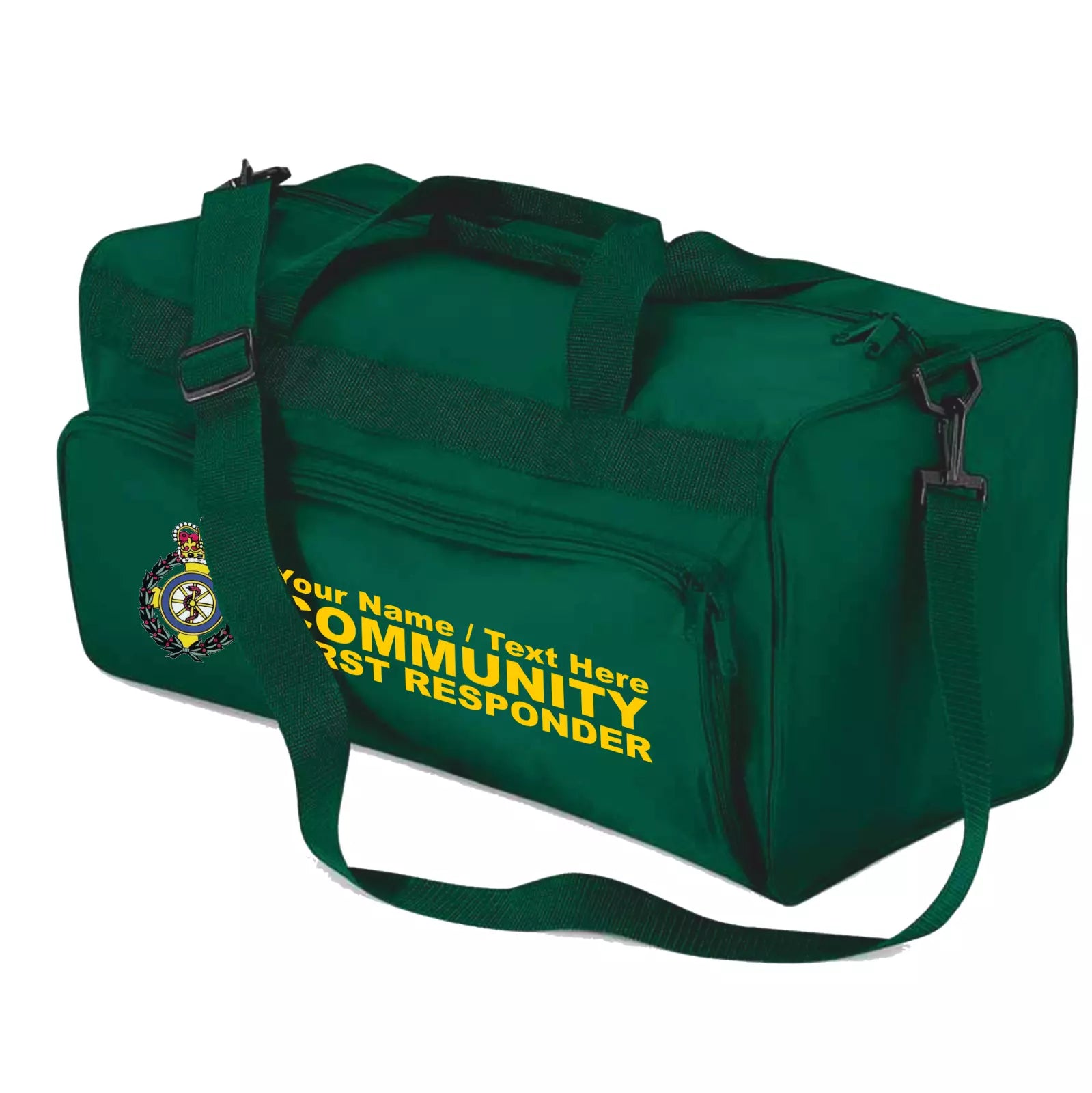Custom Health Profesionals Holdall Add your own Name Speciality & Regional Crest