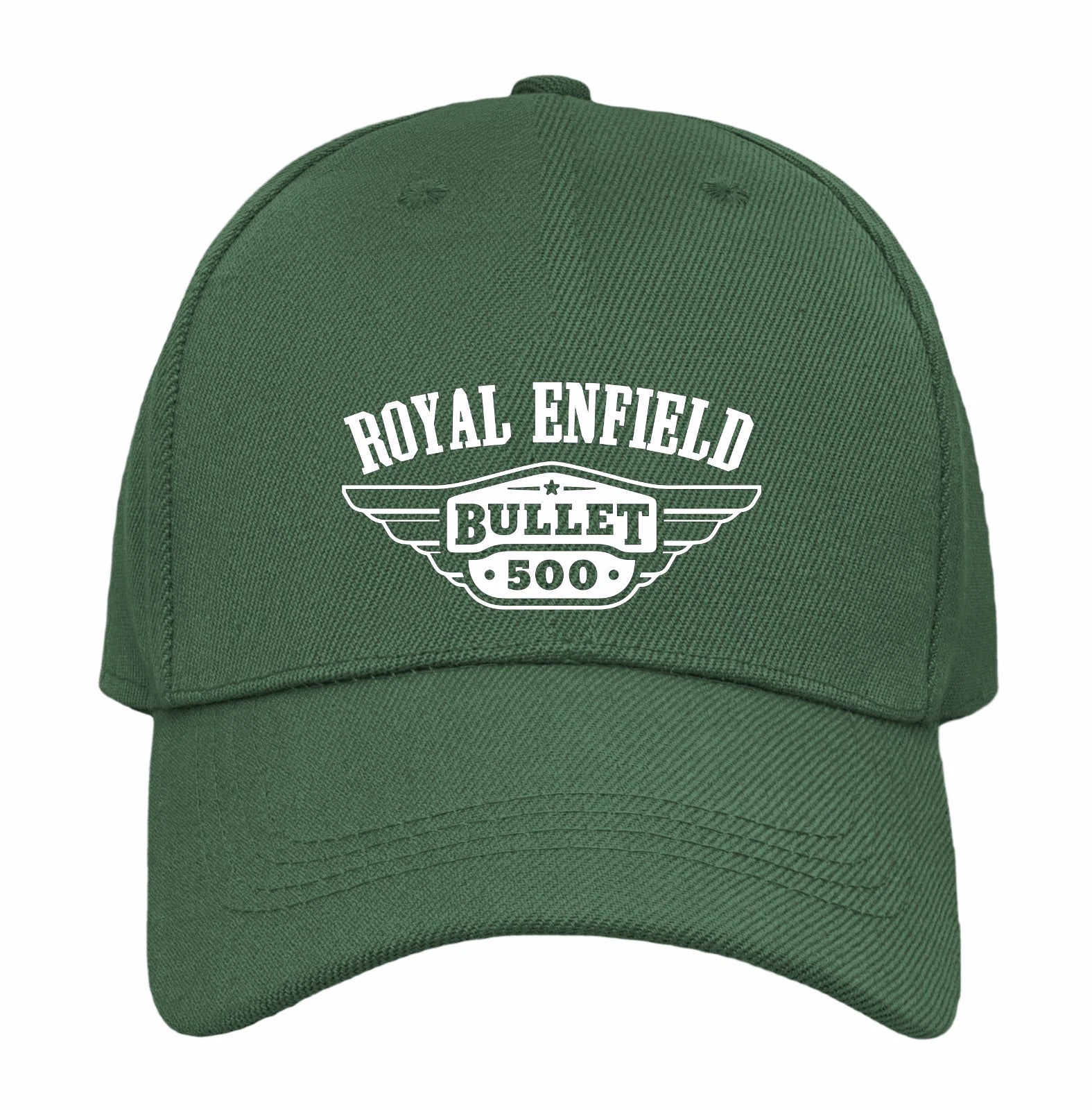 Retro Classic Royal Enfield Bullet 500  Motorcycle Logo Biker Baseball Cap