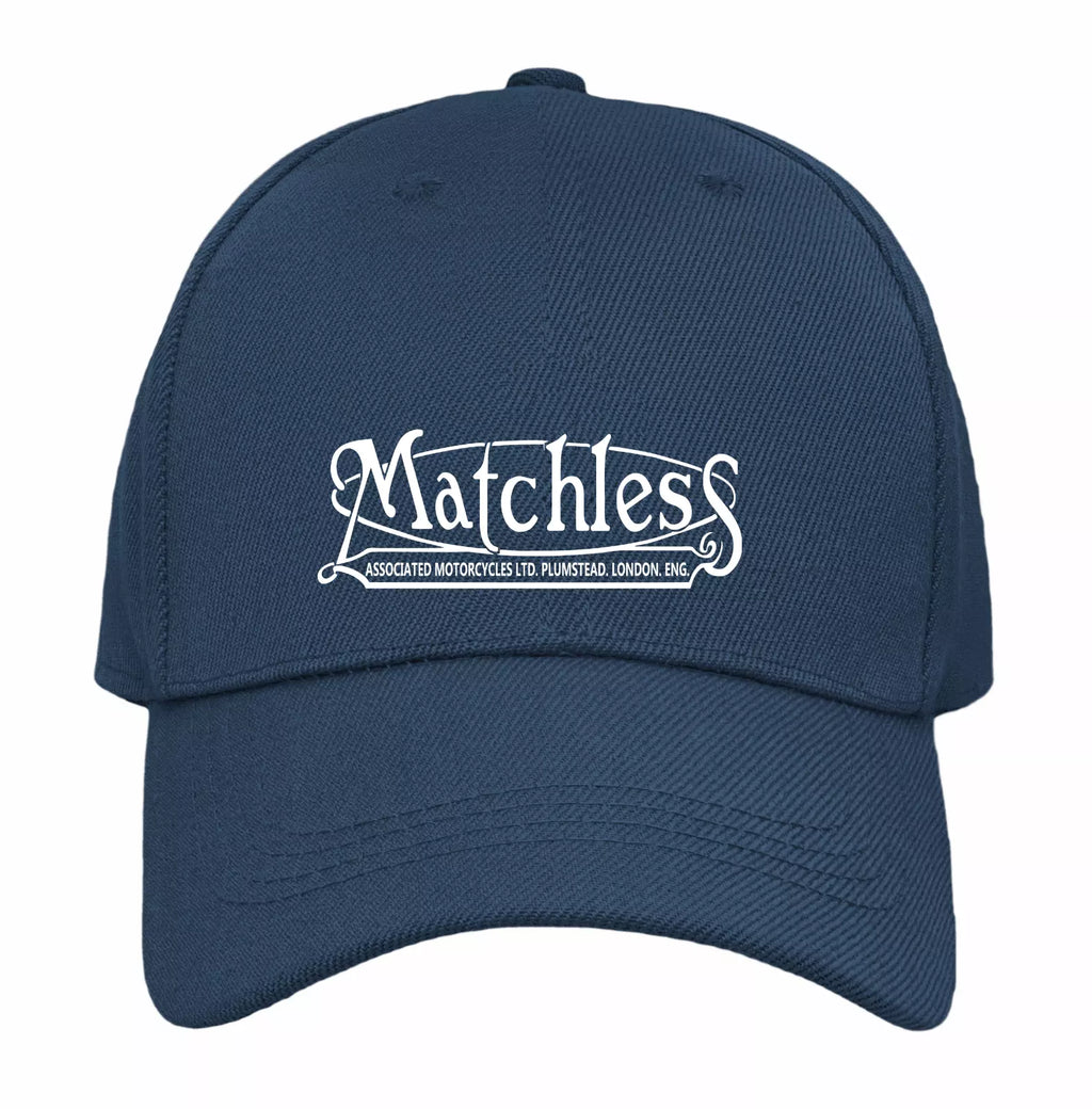 Vintage Classic English Matchless  Motorcycle Logo Biker Quality Baseball Cap