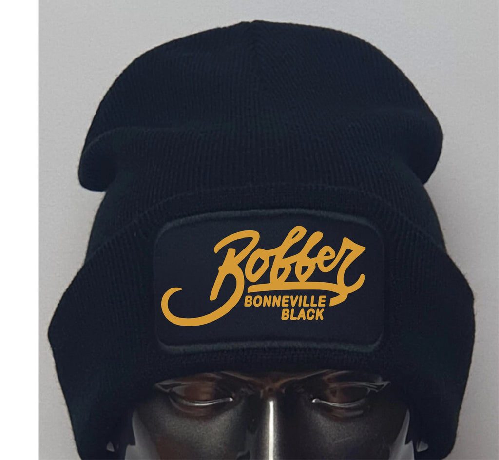 Triumph Bonneville Bobber Motorcycle Logo Premium Quality Beanie Hat