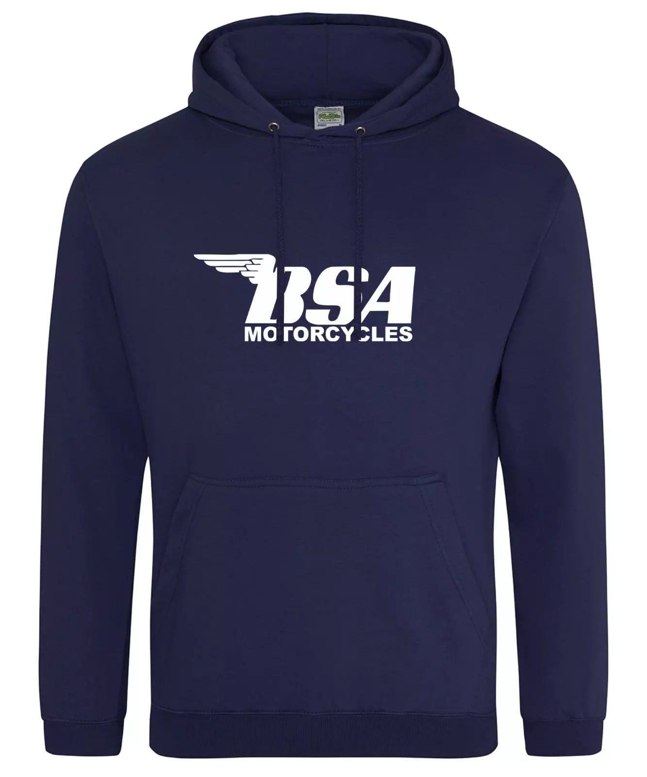 Retro Vintage Classic English BSA Motorcycle Biker Premium Hooded Sweatshirt