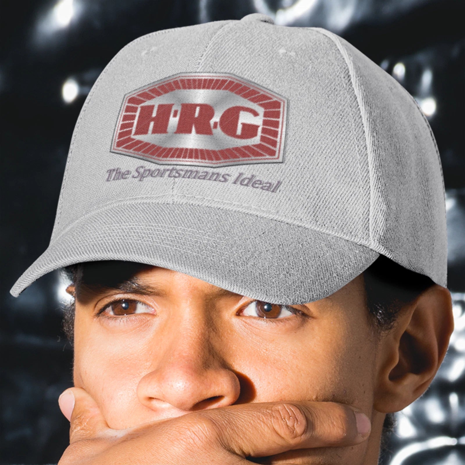 Retro Classic Vintage English Marque HRG Motor Auto Logo Premium Baseball Cap