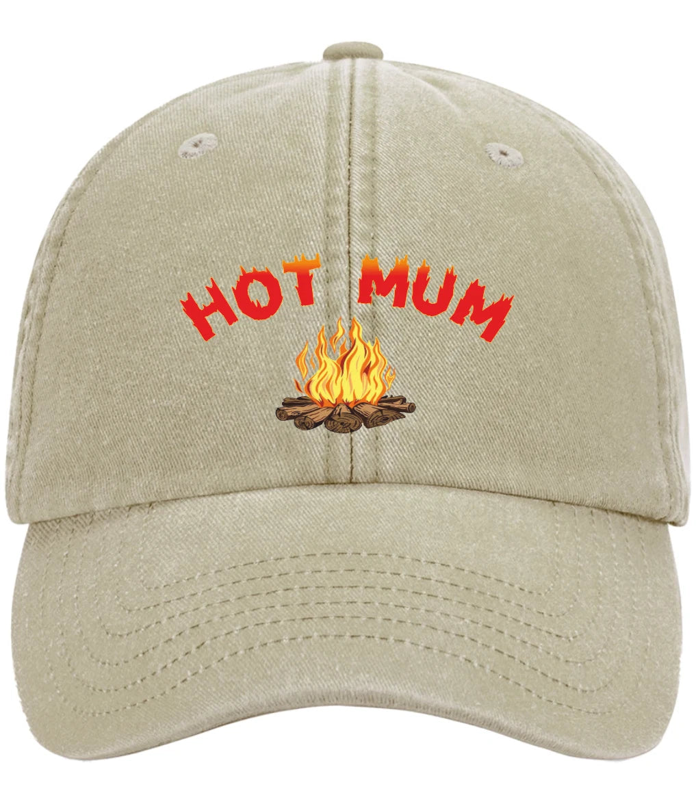 Custom Hot Mum Mothers Day Gift Premium Vintage Low Profile Baseball Cap