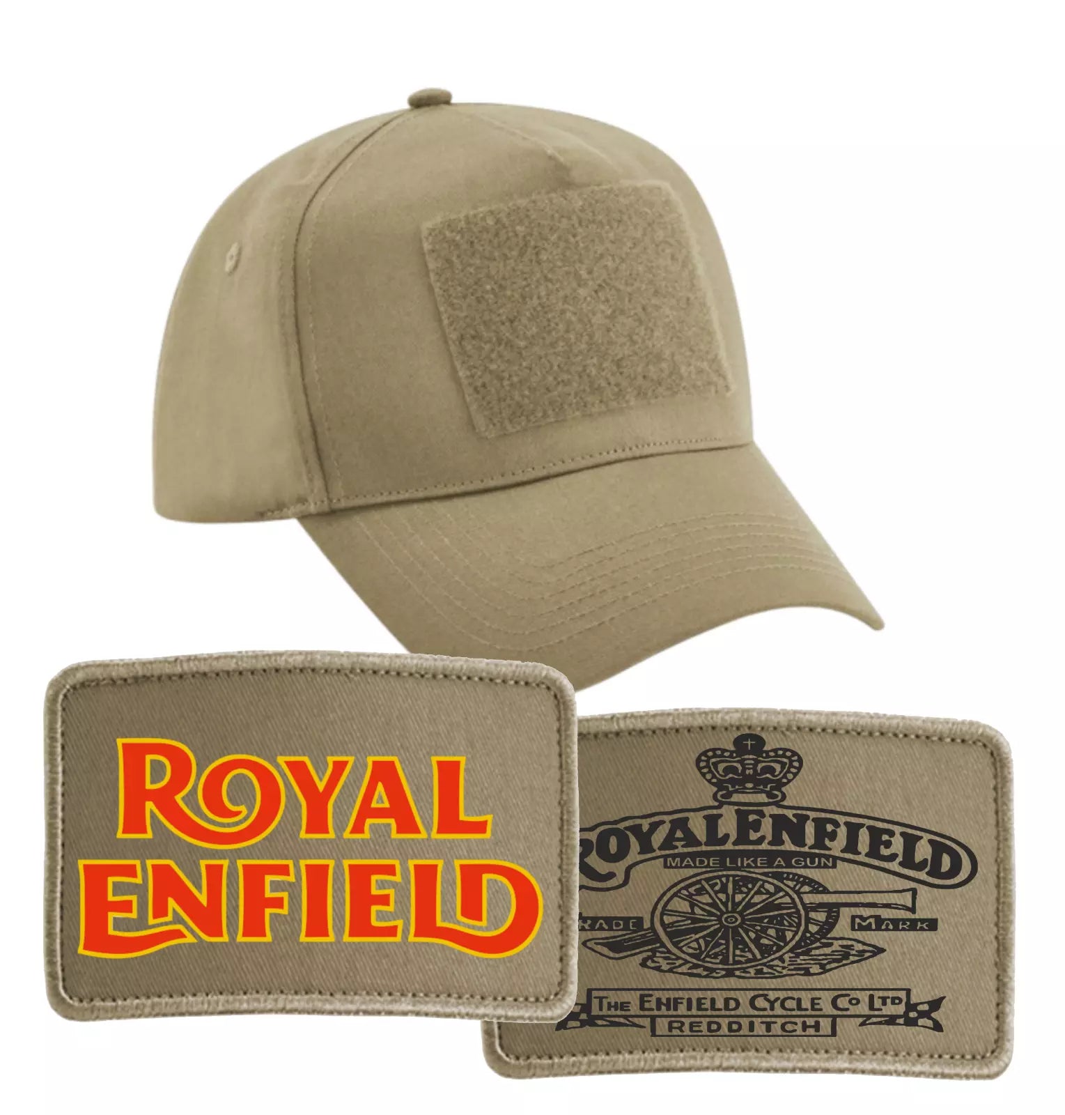 Interchangeable Royal Enfield Motorcycle Biker Logo Premium Quality Baseball Cap