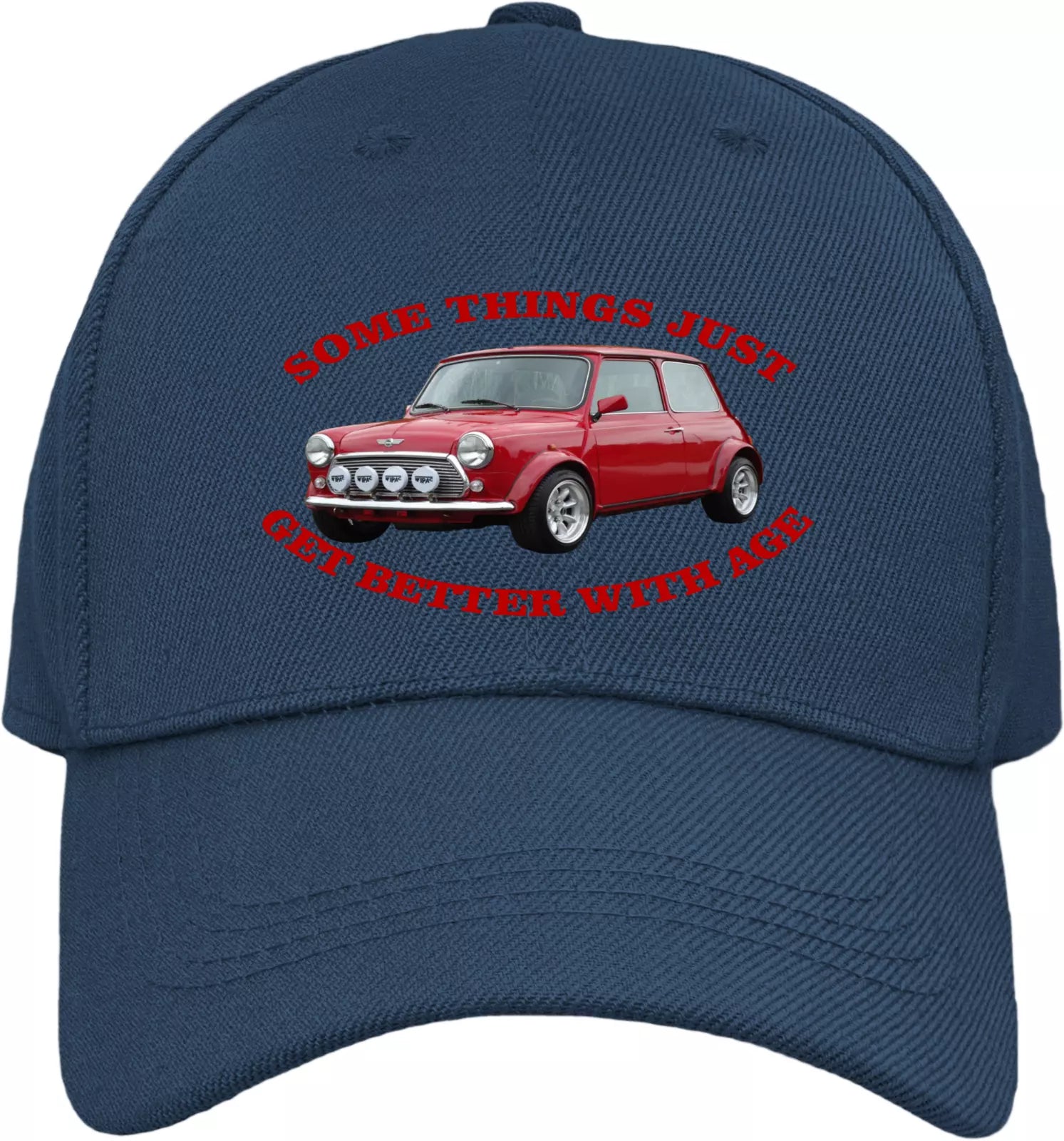 Retro Vintage Classic Mini Better With Age Birthday Logo Quality Baseball Cap