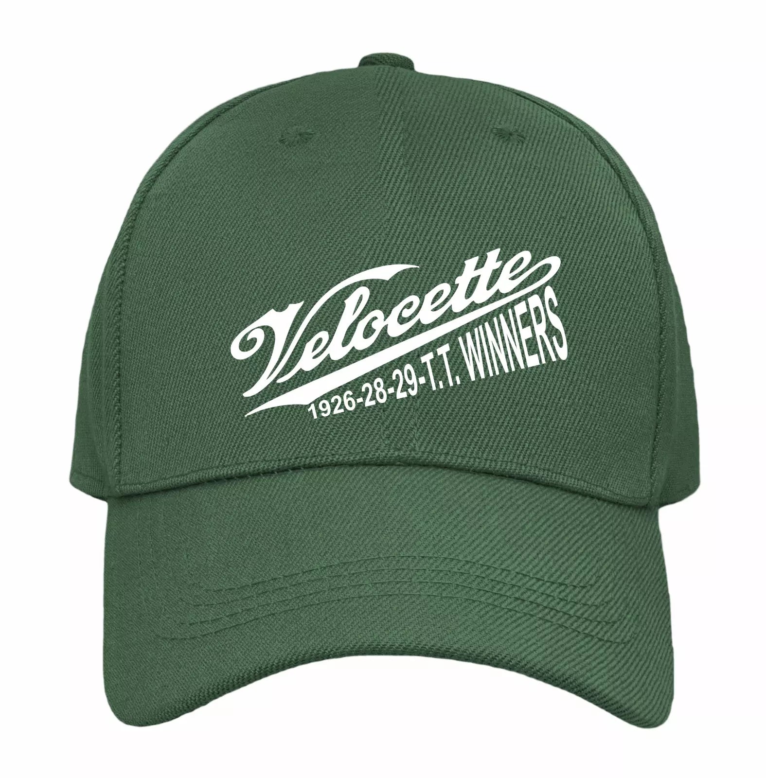 Vintage Classic English Marque Velocette TT  Motorcycle Logo Biker Baseball Cap