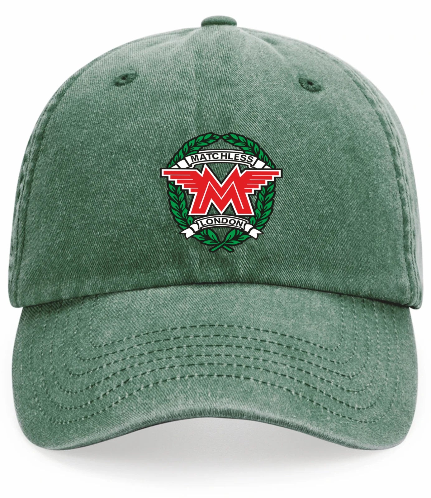 Classic Vintage Matchless Motorcycle Logo Relaxed 5 Panel Vintage Baseball Cap