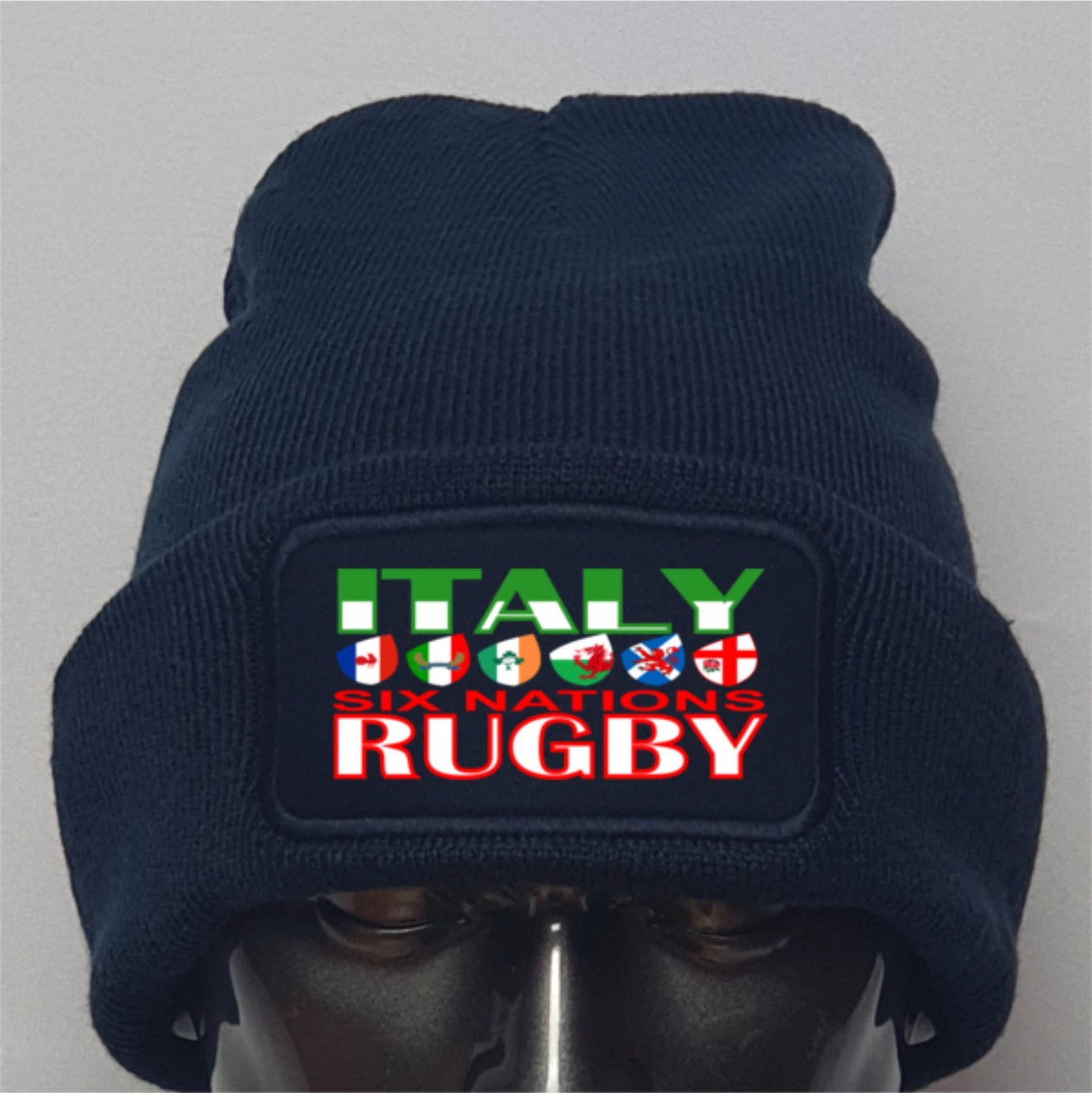 2026 Rugby Six Nations Italy Premium Quality Beanie Hat