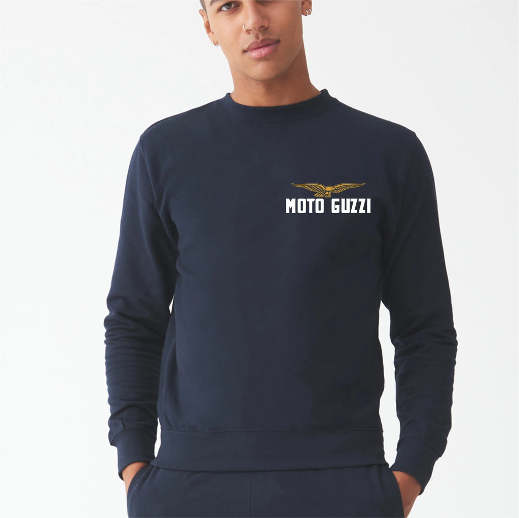 Retro Vintage Classic Moto Guzzi Motorcycle Biker Premium Quality Sweatshirt
