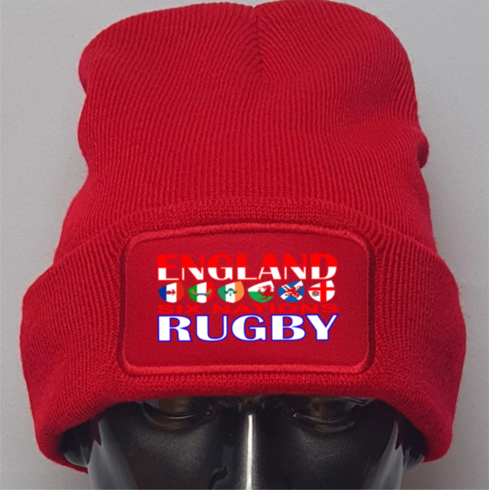 2026 Rugby Six Nations England Premium Quality Beanie Hat