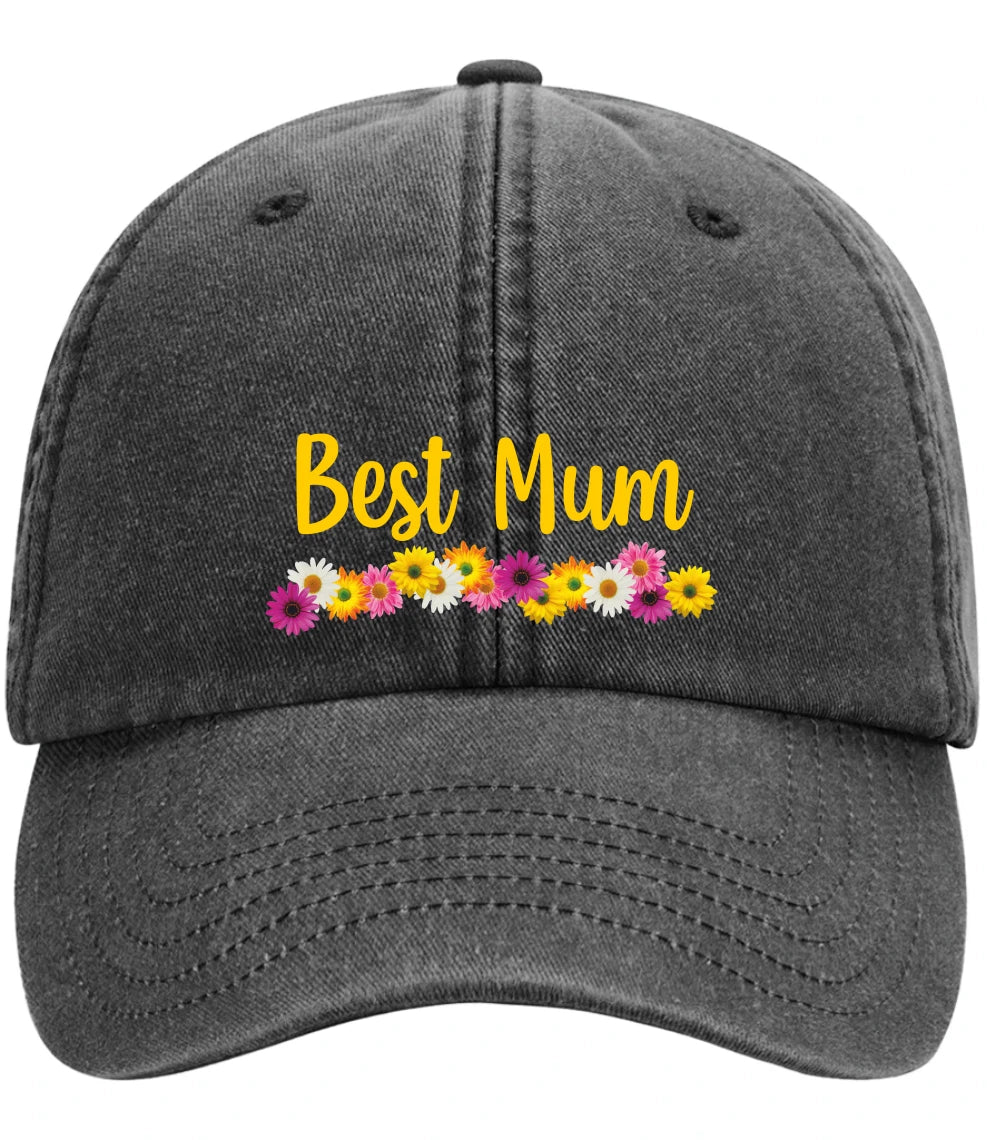 Custom Best Mum Club Mothers Day Gift Premium Vintage Low Profile Baseball Cap