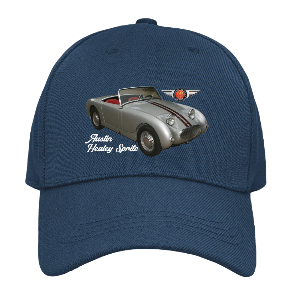 Retro Vintage Classic  Austin Healey Sprite Sports Car Logo Biker Baseball Cap