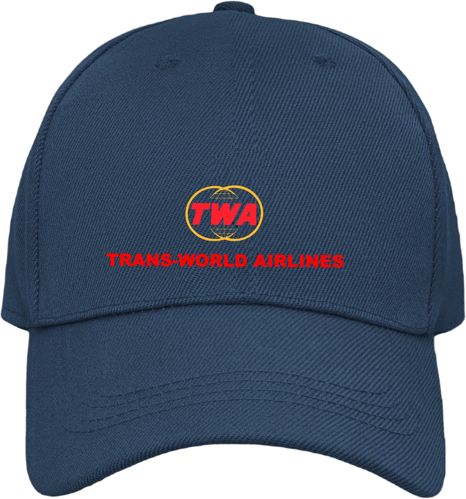 Retro Classic Iconic TWA USA  Airline Collectors Travel Quality  Baseball Cap