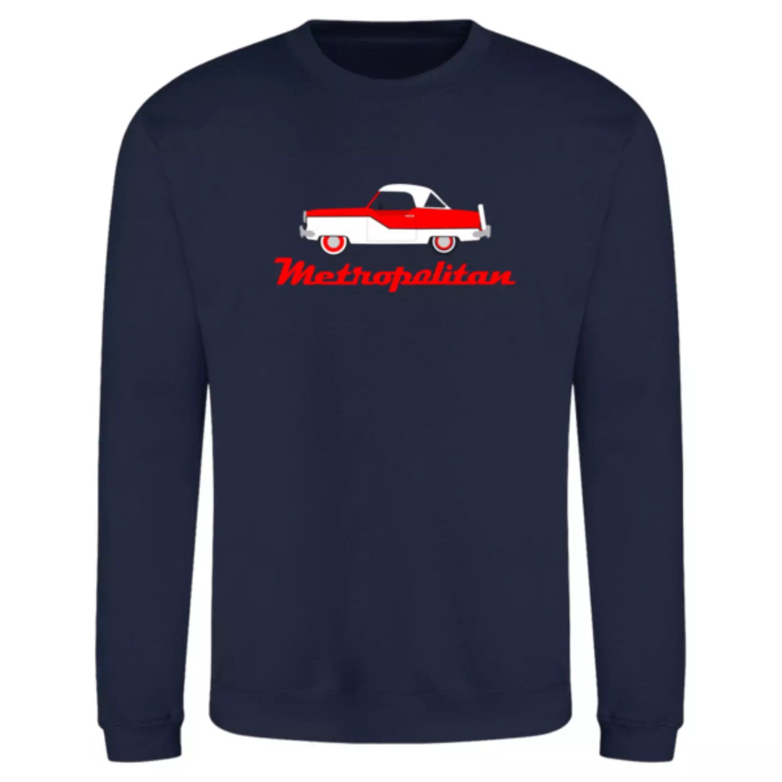 Retro Vintage Classic 1950's Nash Metropolitan Car Premium Quality Sweatshirt