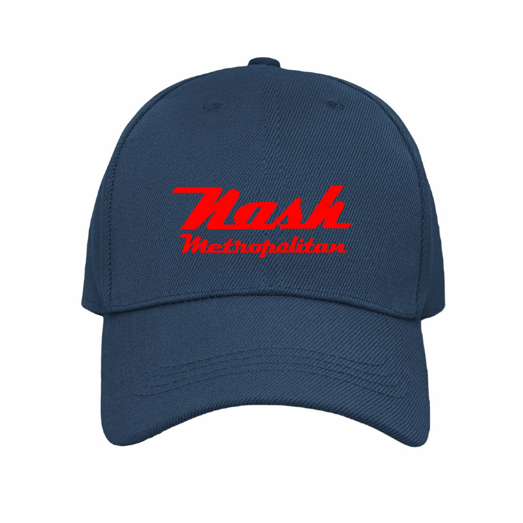 Vintage Motoring Nash Metropoitan Logo and Image Quality Baseball Cap
