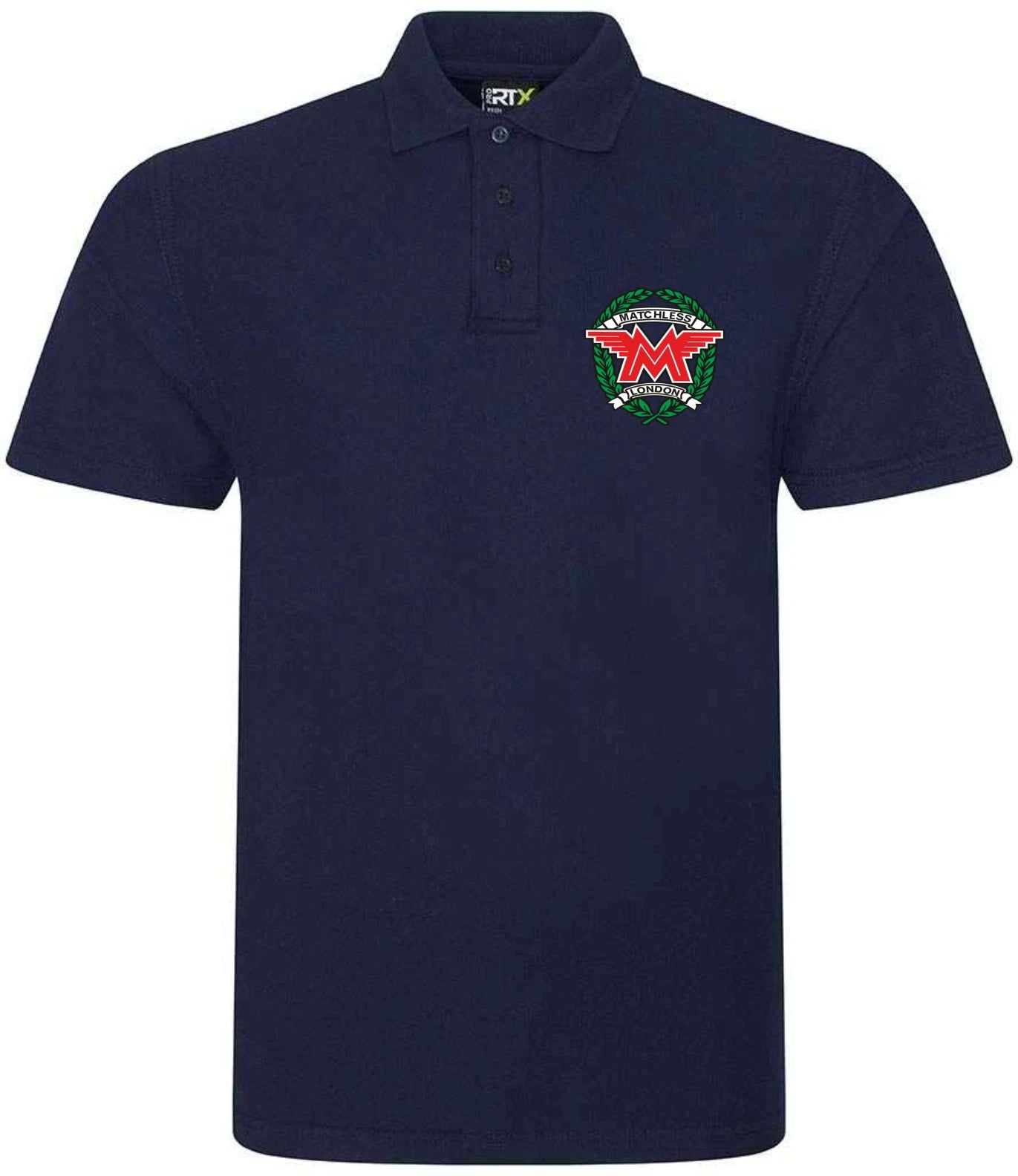 Customisable Vintage Classic Matchless Motorcycle Premium Quality Poloshirt
