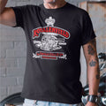 Retro Vintage English Classic Royal Enfield Like Gun Logo Biker PREMIUM T-shirt
