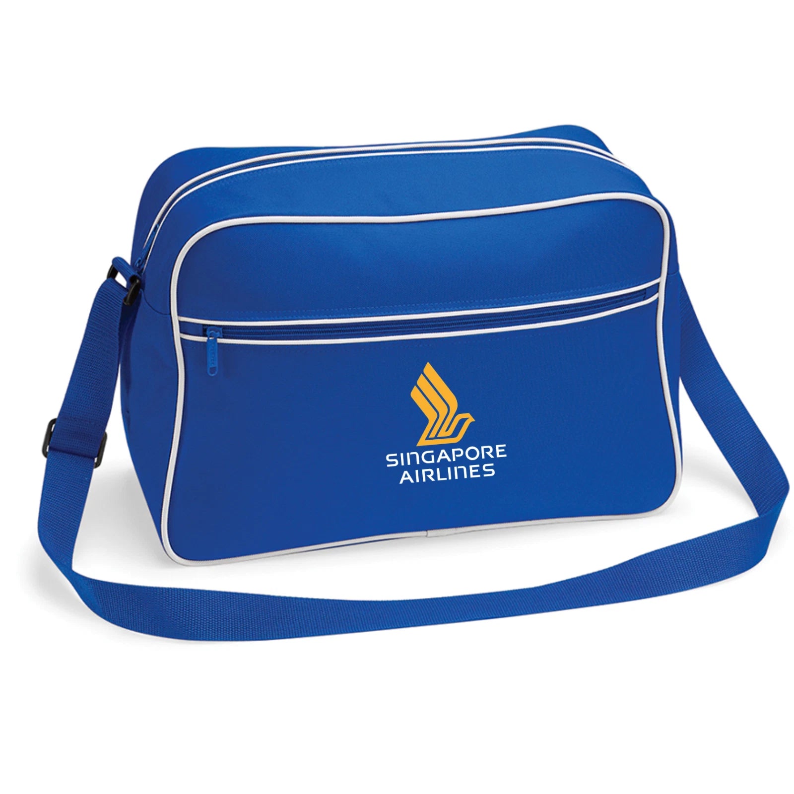 Custom Retro Vintage Design Singapore  Airlines Flight Travel Shoulder Bag