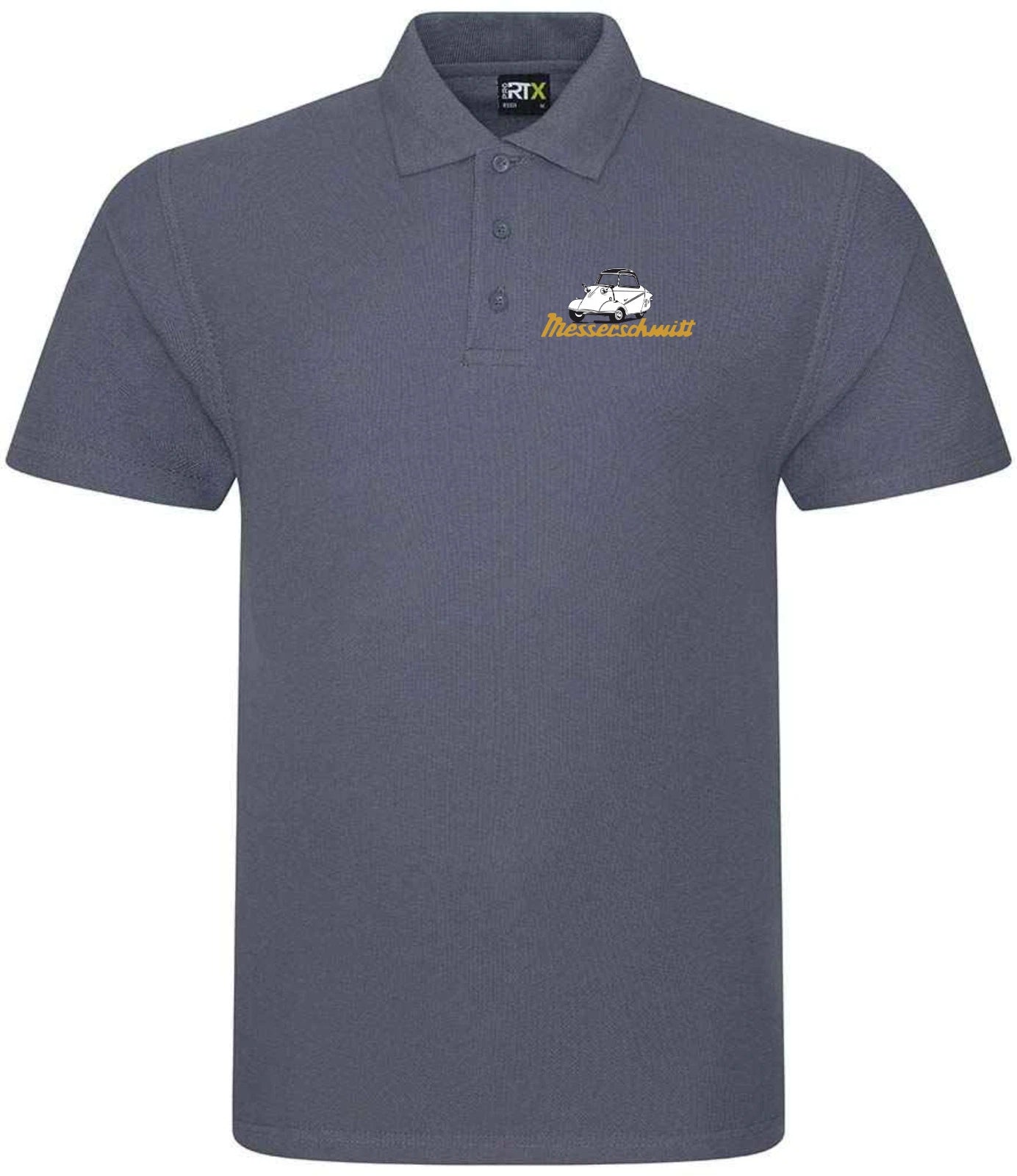 Customisable Retro Vintage Classic Messerschmitt Auto Premium Quality Poloshirt
