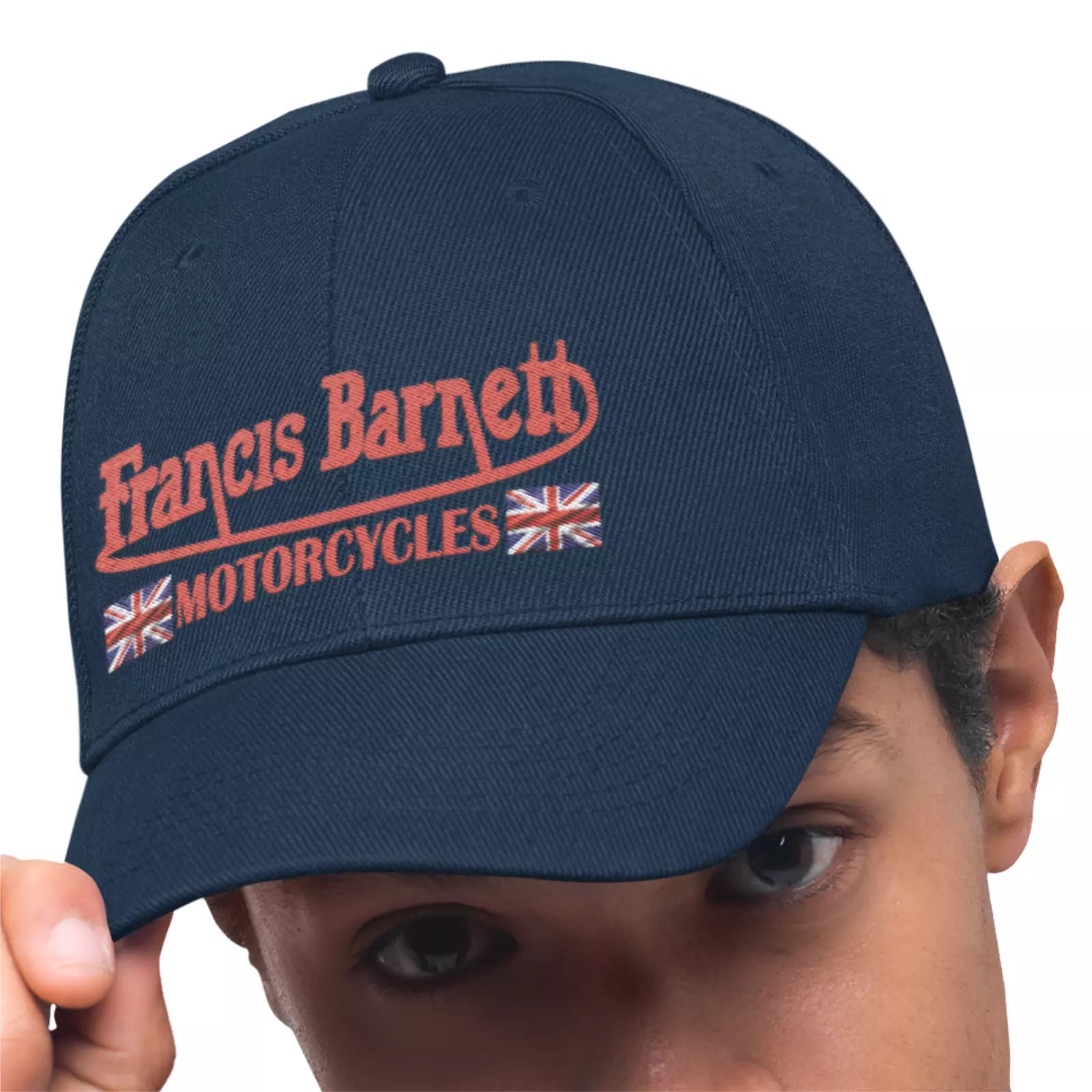 Retro Vintage Classic Francis Barnett Motorcycle Logo Biker Quality Baseball Cap