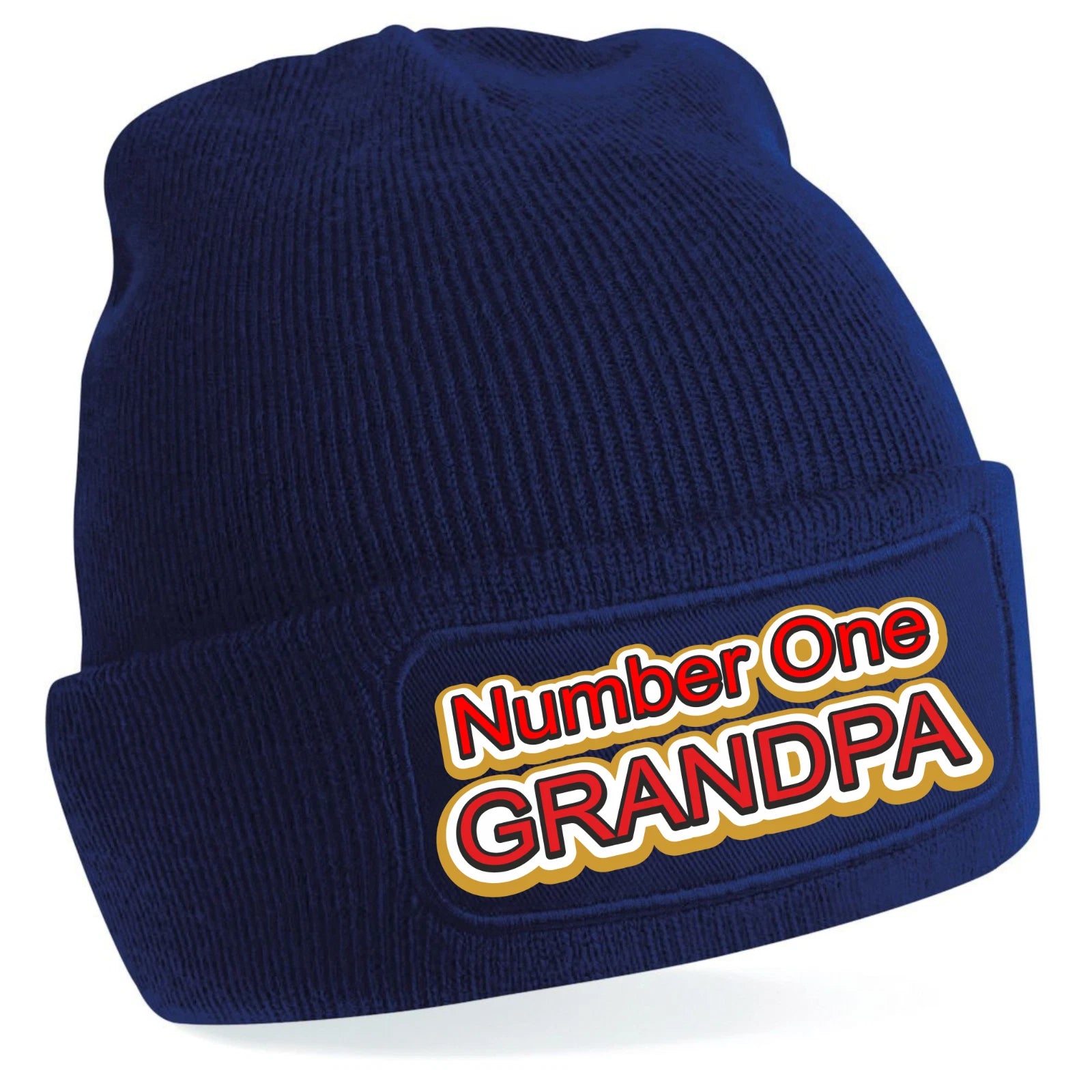 Grandpa text original warm beanie knitted Premium Quality Beanie Hat Gift