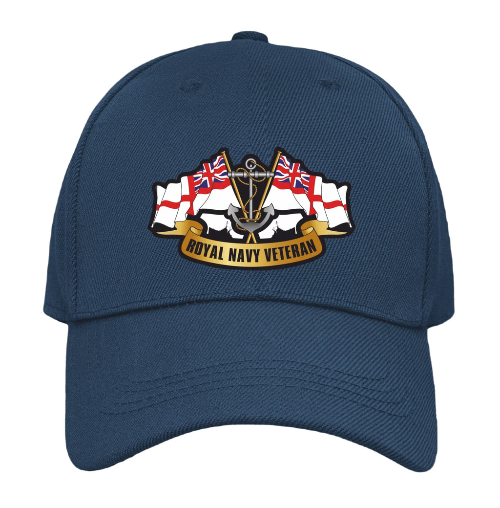Royal Navy Armed Forces Veteran Logo Quality Baseball Cap