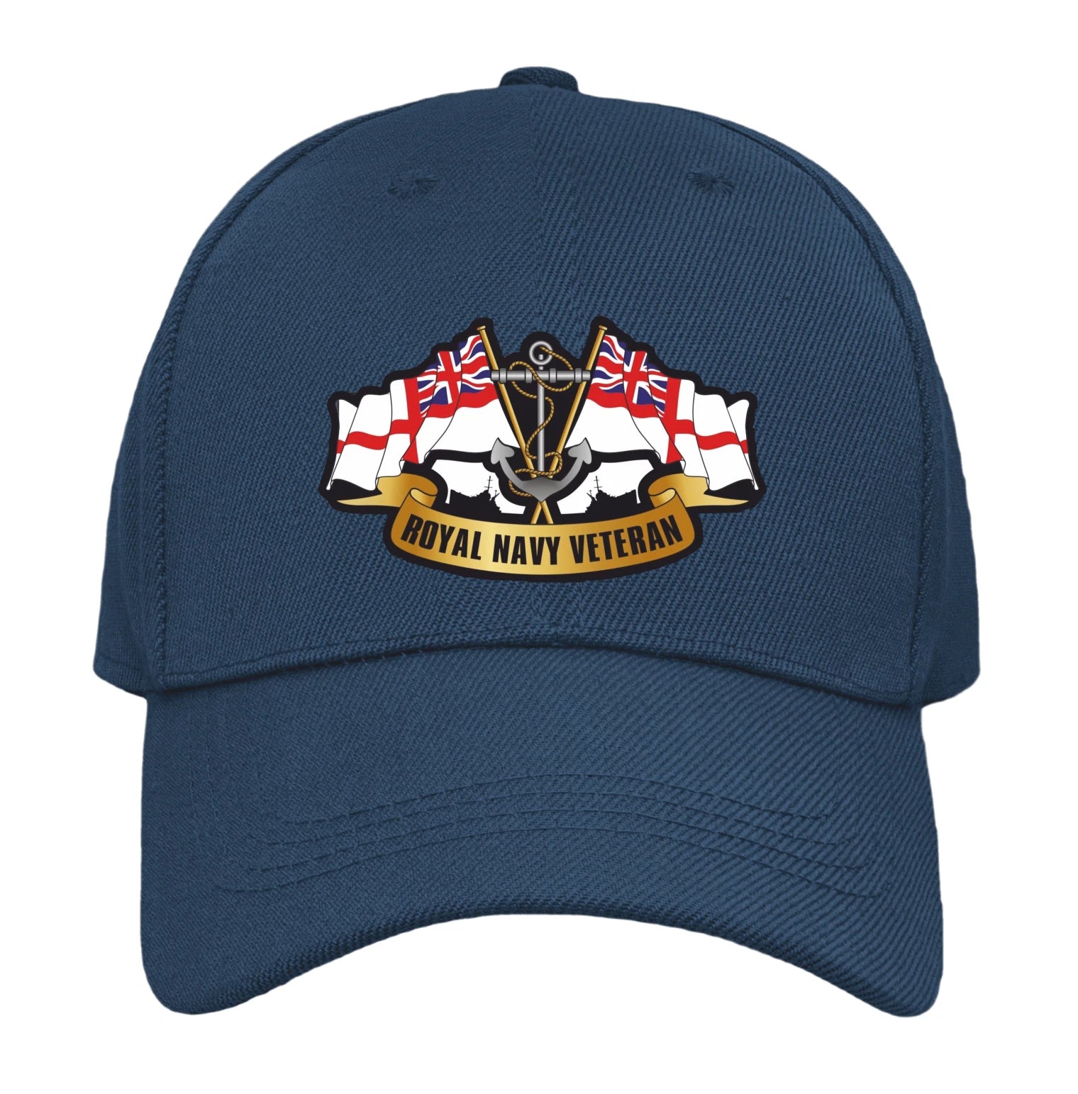 Royal Navy Armed Forces Veteran Logo Quality Baseball Cap