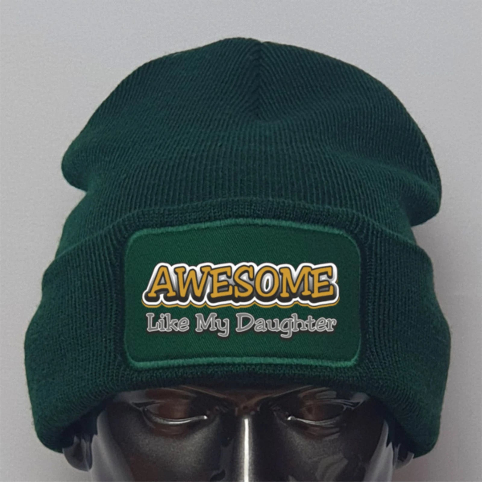 Awesome Like my Daughter original warm beanie knitted Premium Quality Beanie