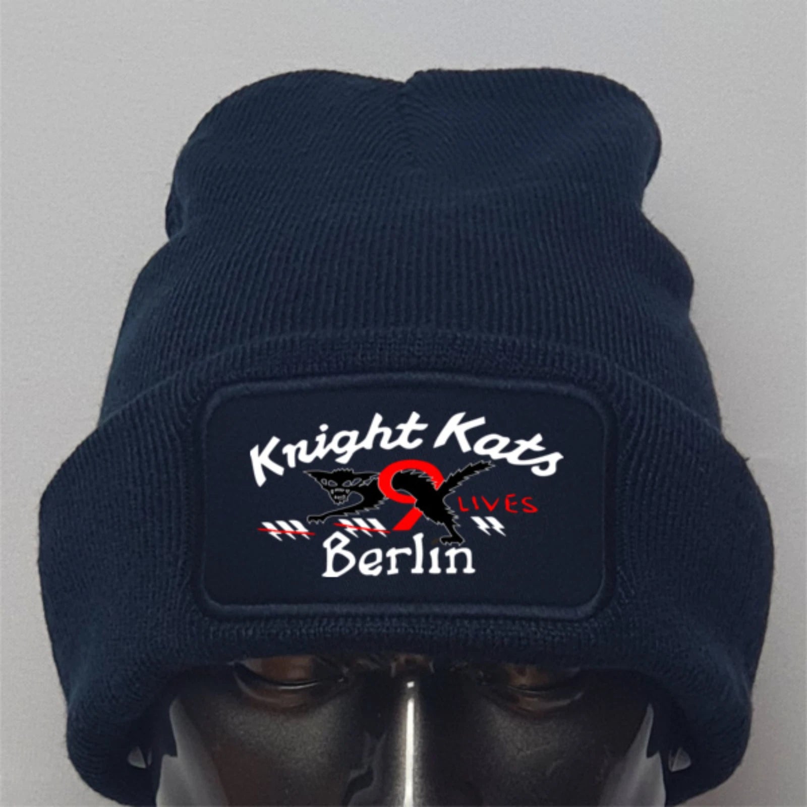 Retro Vintage Knight Kats 1930's German Motorcycle Club Biker Quality  Beanie