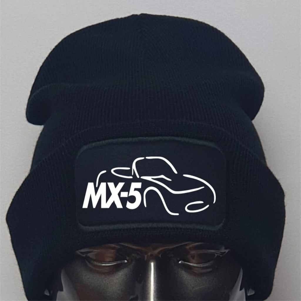 Classic MX5 logo Motoring Auto Warm Winter Beanie 8 Colours Free Fast Delivery