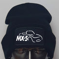 Signature Apparel - classic-mx5-logo-motoring-auto-warm-winter-beanie-8-colours-free-fast-delivery