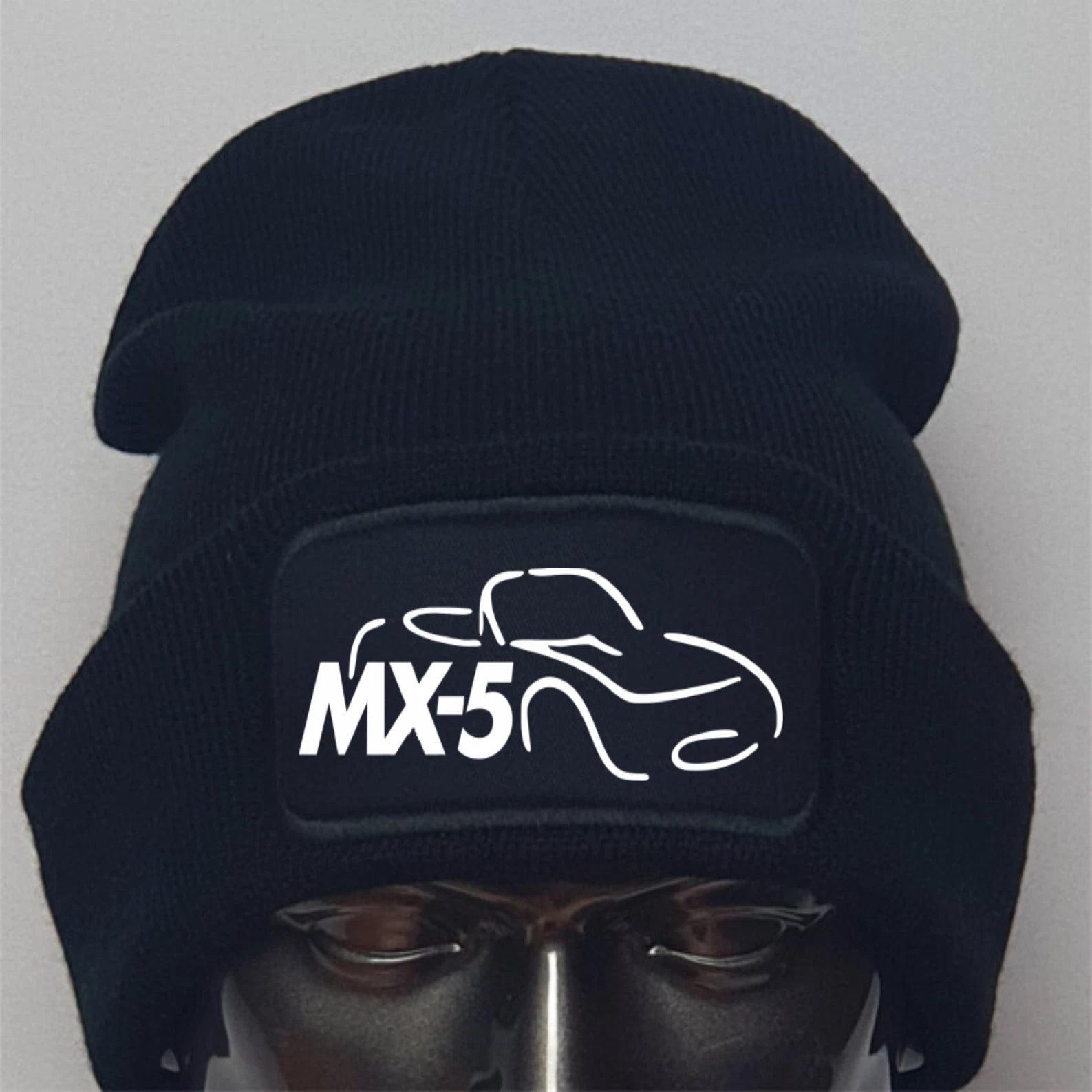 Classic MX5 logo Motoring Auto Warm Winter Beanie 8 Colours Free Fast Delivery