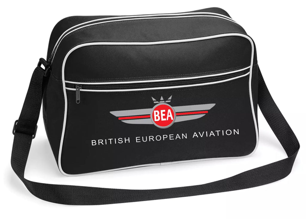 New Customiseable Retro Vintage Design BEA Airline Flight Travel Shoulder Bag
