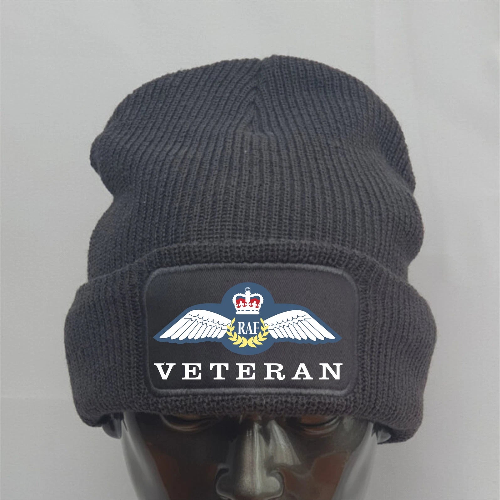 RAF Armed Forces Veteran premium Quality Beanie Hat Gift