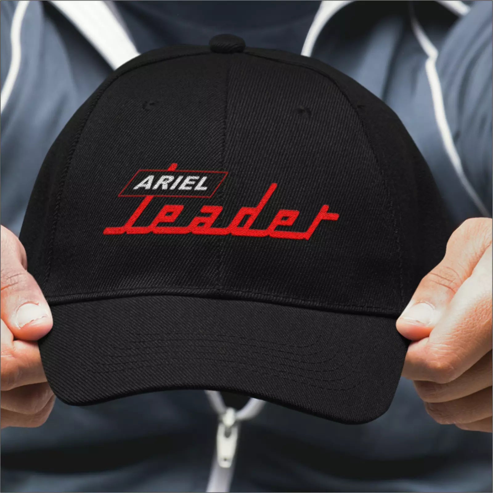 Retro Vintage Classic Ariel Leader Motorcycle Logo Biker Quality Baseball Cap