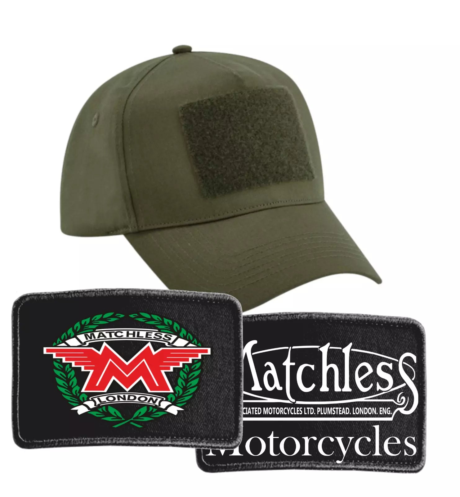 New Interchangeable Matchless Motorcycle Biker Logo Premium Quality Baseball Cap