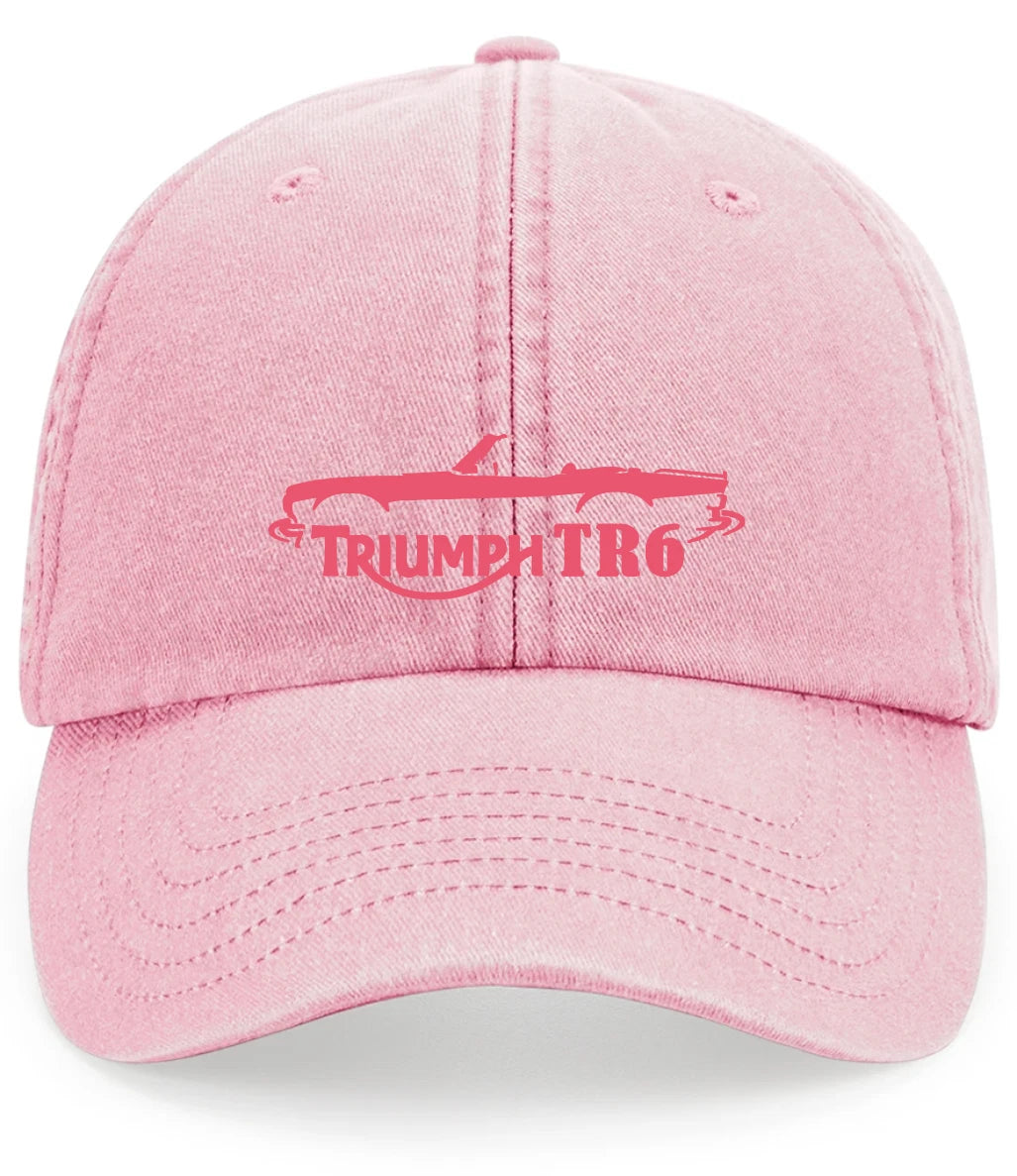Retro Vintage Motoring Triumph TR6 Premium Vintage Low Profile Baseball Cap