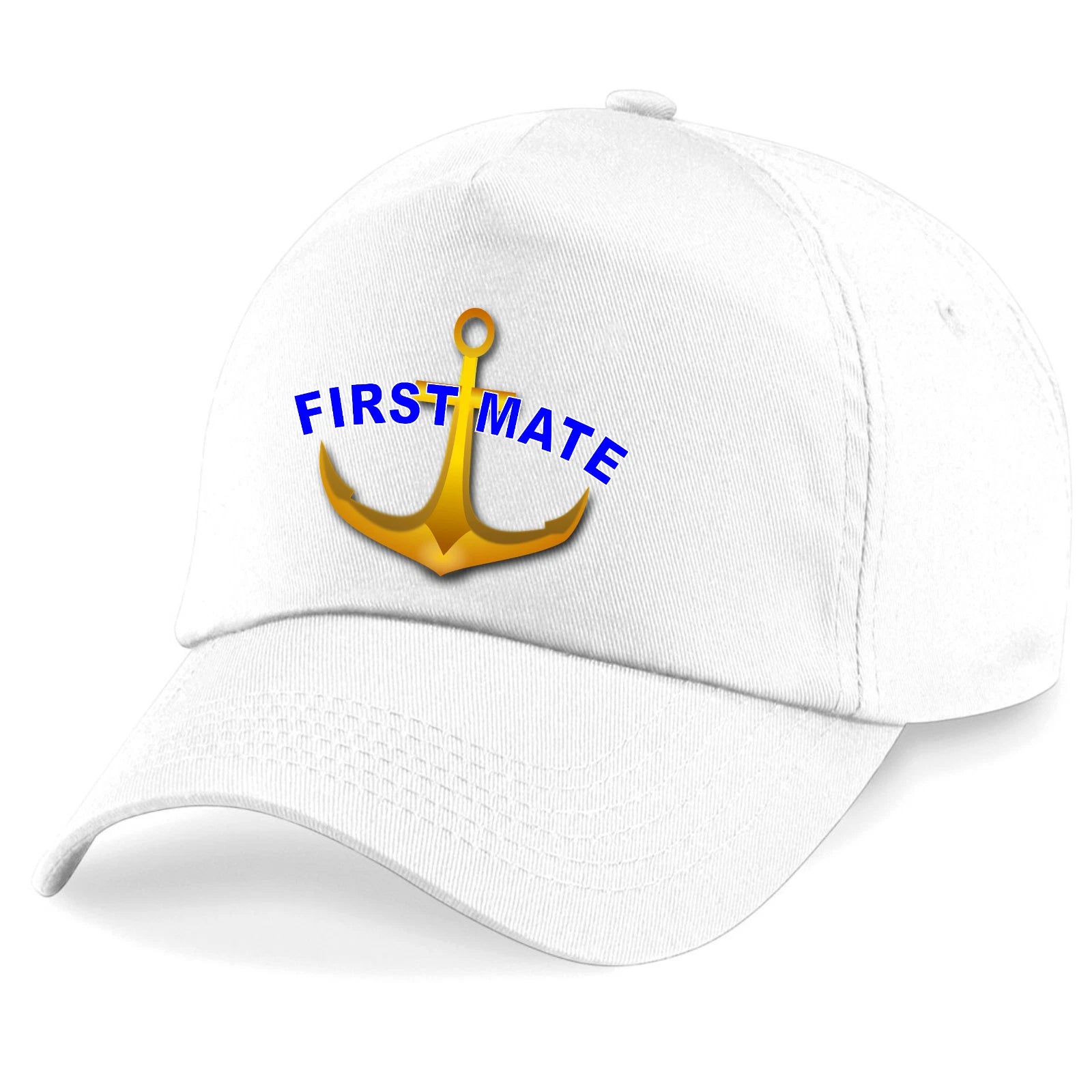Personalised Nautical Boating Sailing Captain First Mate Crew Baseball Cap
