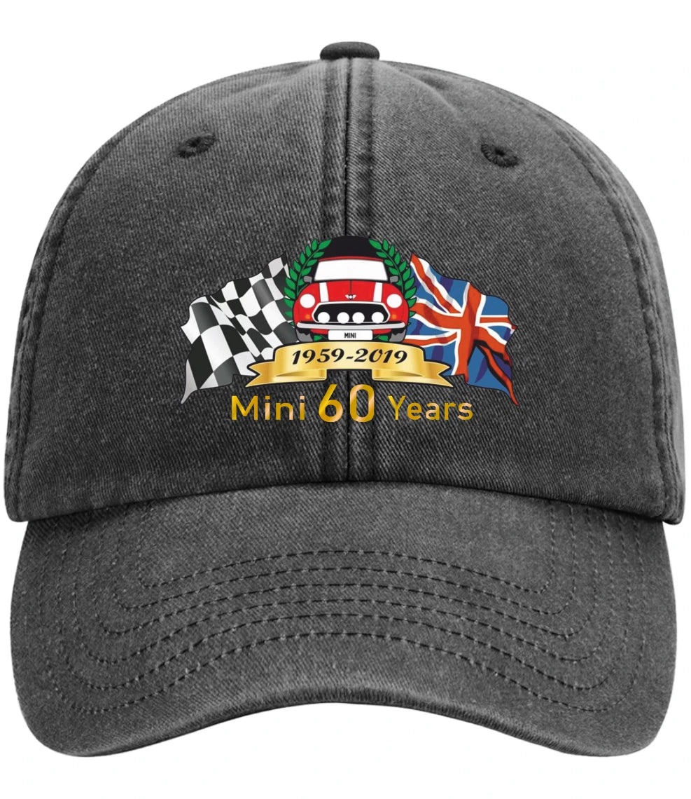 Vintage Motoring Mini 60 Year Celebration Vintage Low Profile Baseball Cap