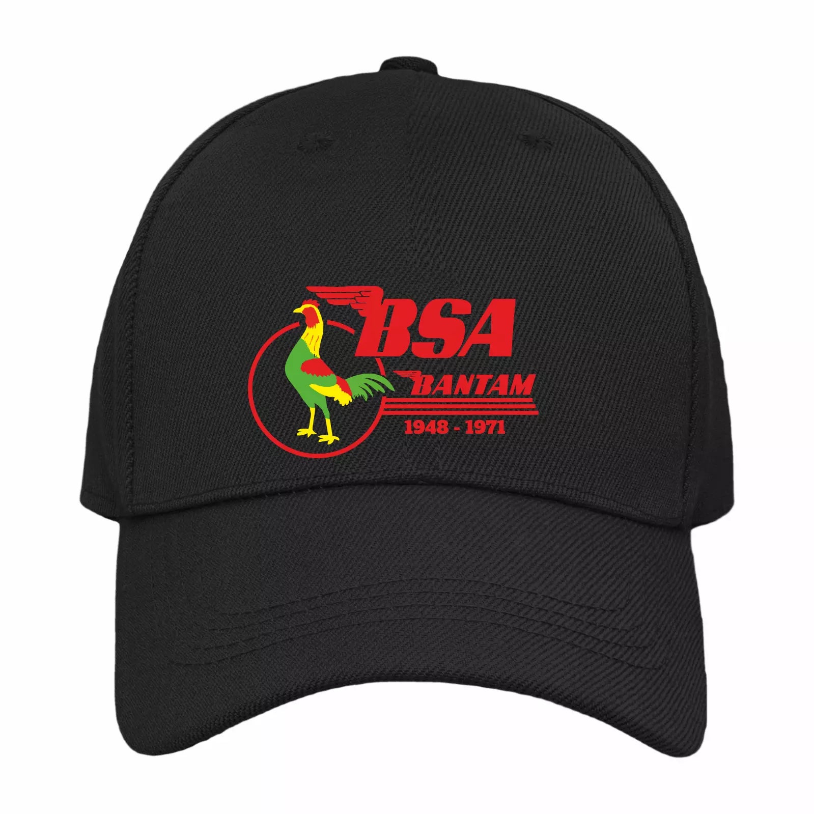Vintage Classic English BSA Bantam Motorcycle Logo Biker Quality Baseball Cap