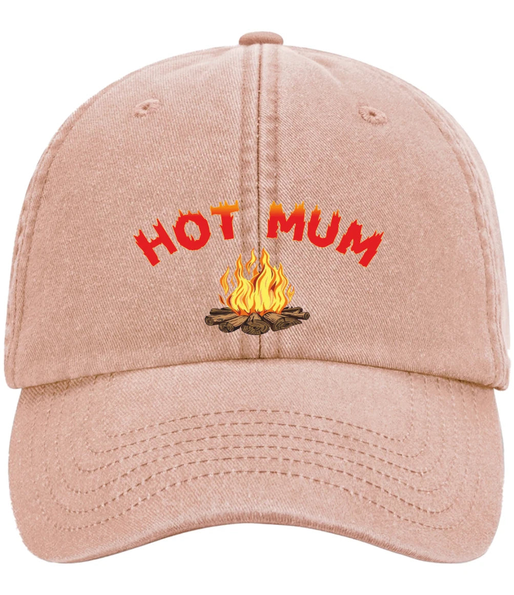 Custom Hot Mum Mothers Day Gift Premium Vintage Low Profile Baseball Cap