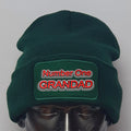 Number One Grandad text original warm beanie knitted Premium Quality Beanie Gift