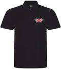 Retro Classic Austin Healey 3000 Image and Logo Premium Quality Poloshirt Sizes