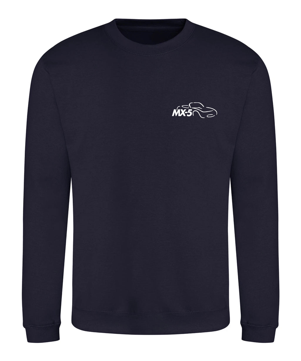 Classic Unique Mazda MX5 Sports Car Motoring Emblem Premium Quality Sweatshirt