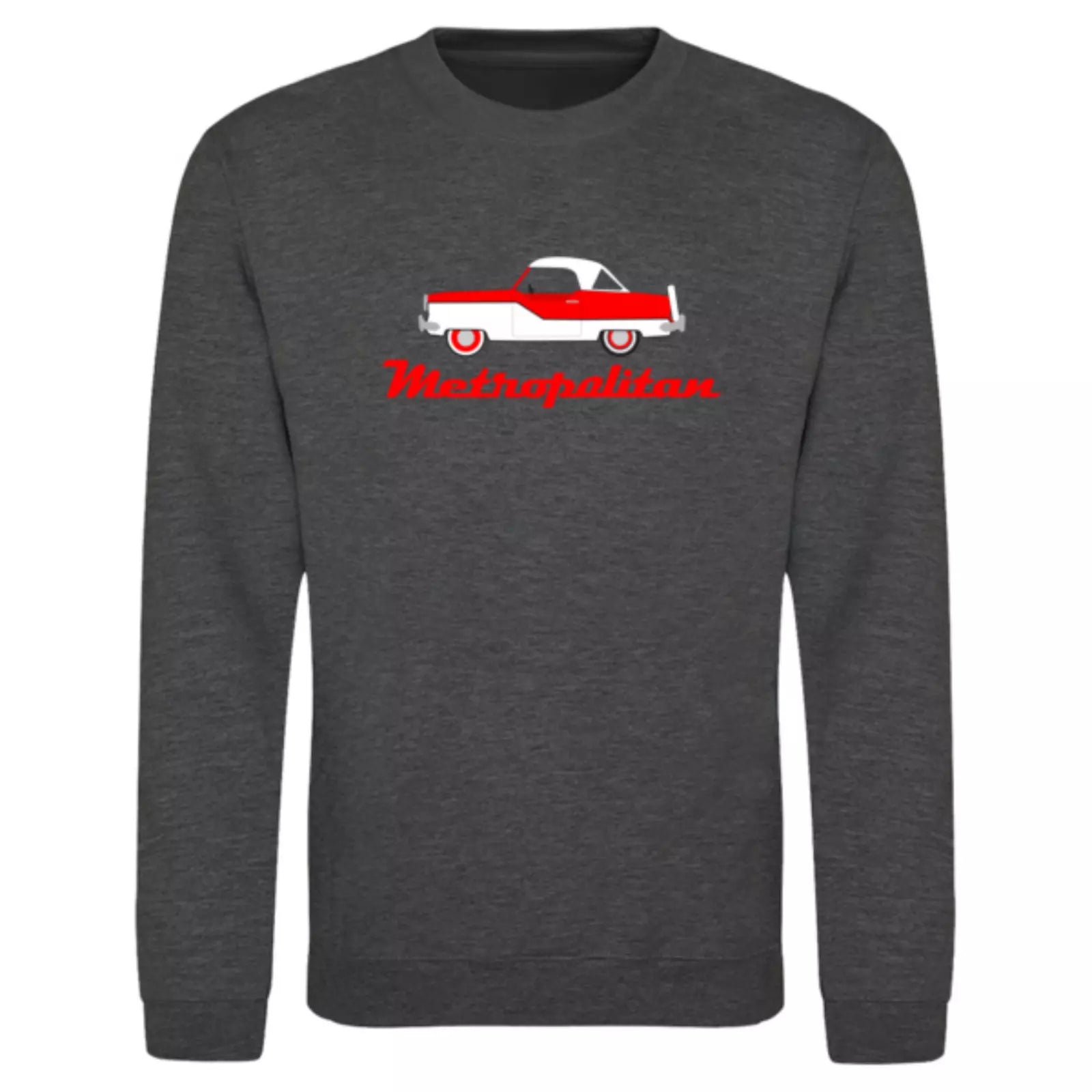 Retro Vintage Classic 1950's Nash Metropolitan Car Premium Quality Sweatshirt