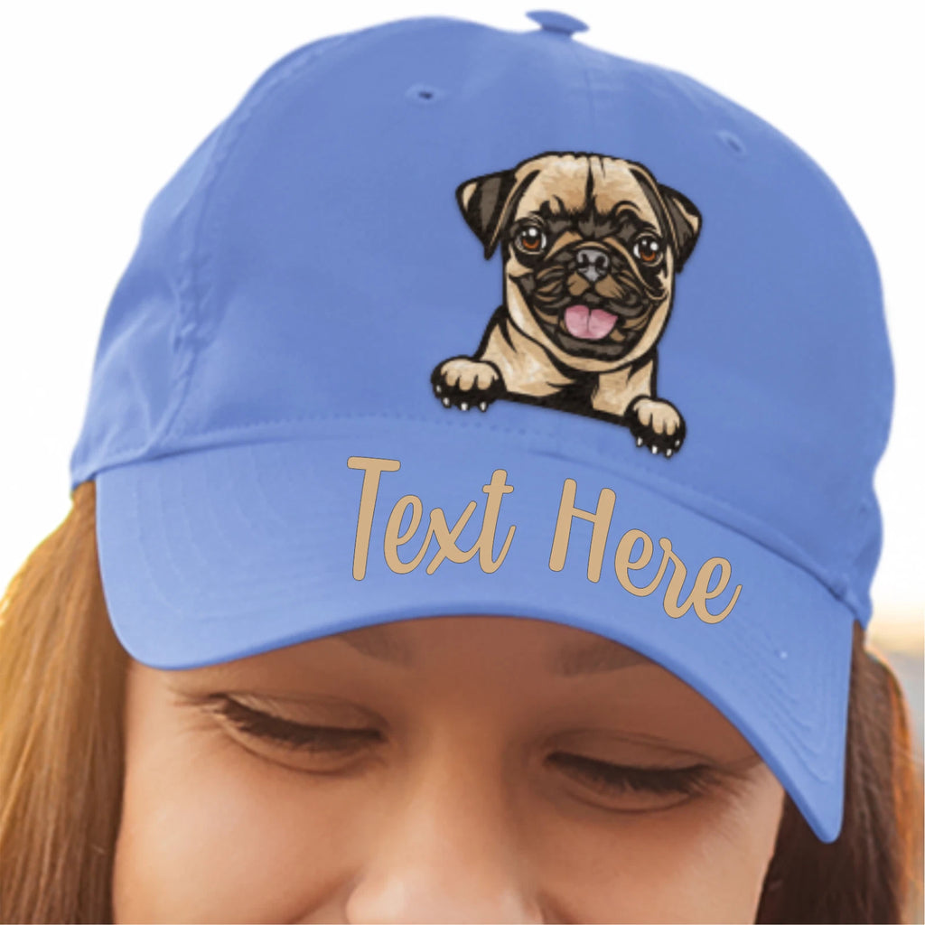 Choose from 100 Breeds  Illustration Custom Canine Dog Personalised Baseball Cap
