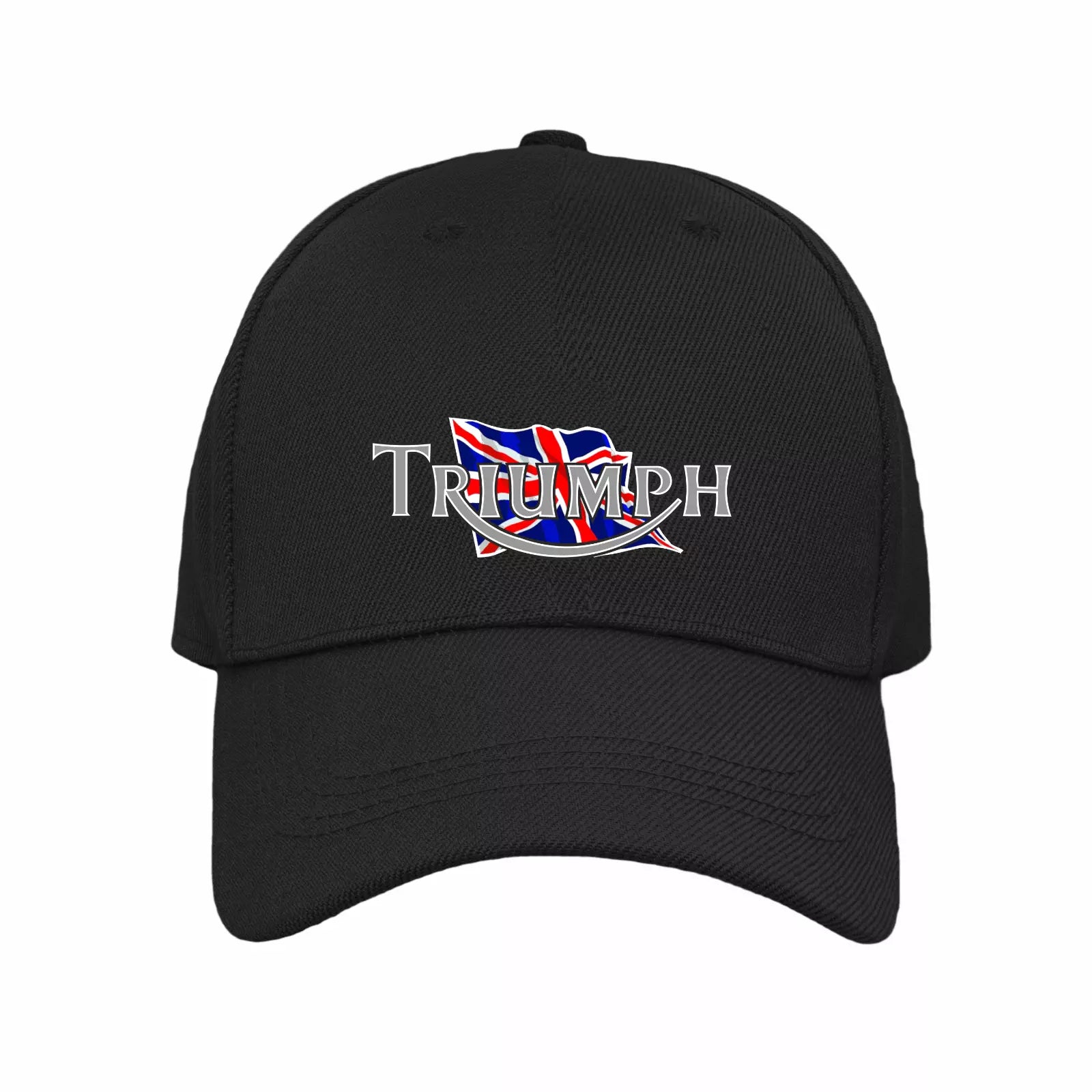 Customisable Retro Classic English Marque Triumph Logo Biker Baseball Cap