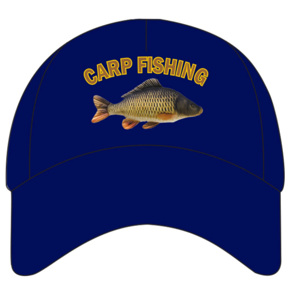 Angling Carp Fishing Image Premium Quality Colour Decorated Baseball Cap