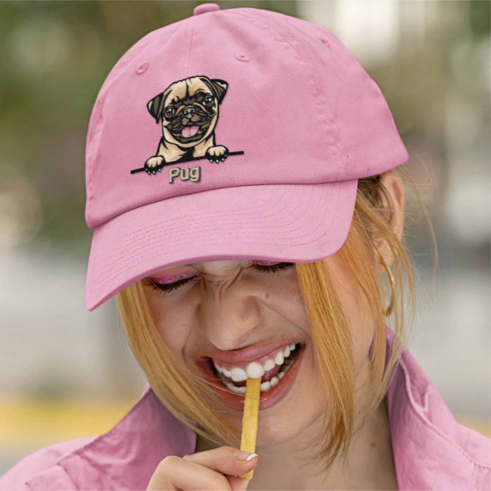 Choose from 100 Breeds  Illustration Custom Canine Dog Personalised Baseball Cap