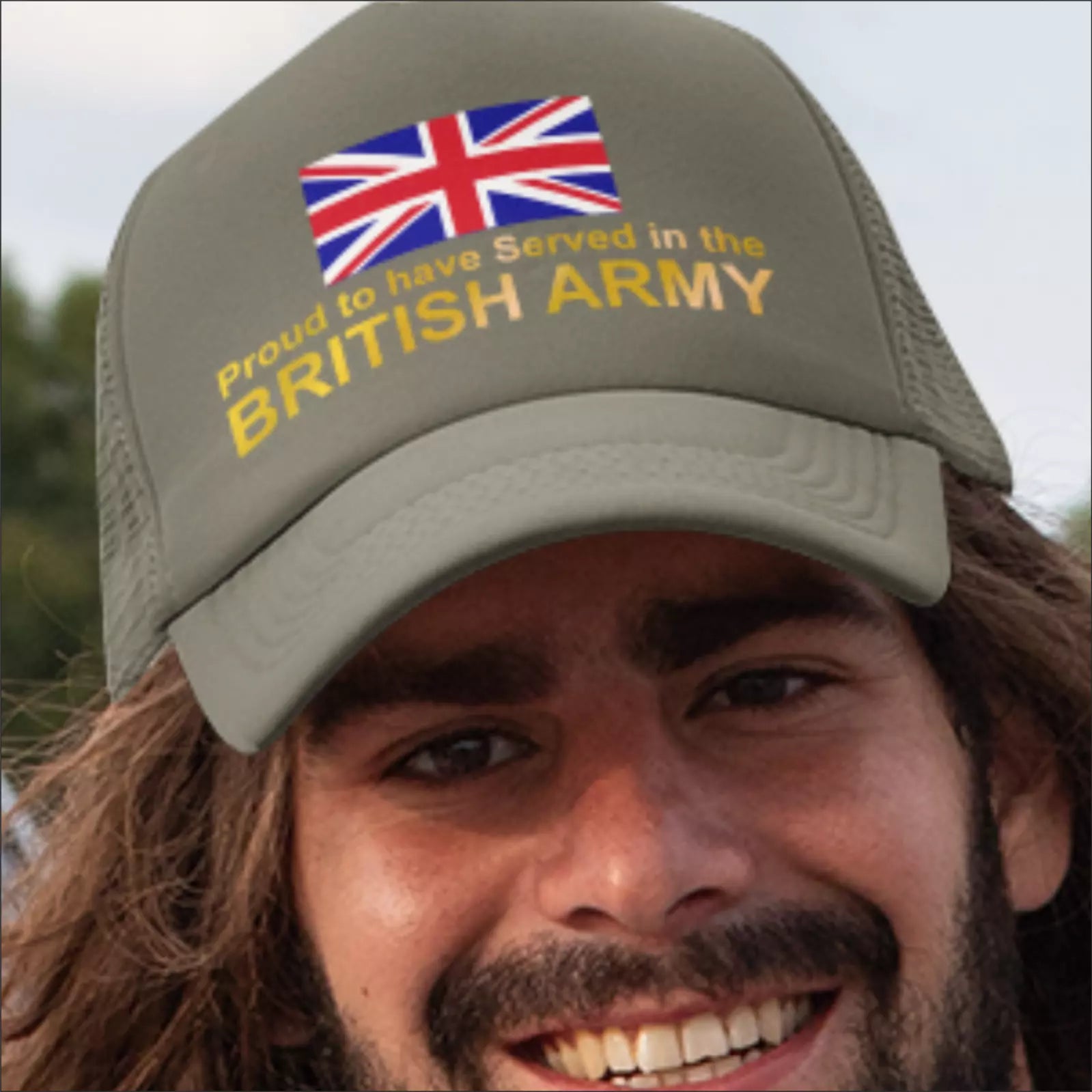 British Army Armed Services Veteran Logo Quality Baseball Cap